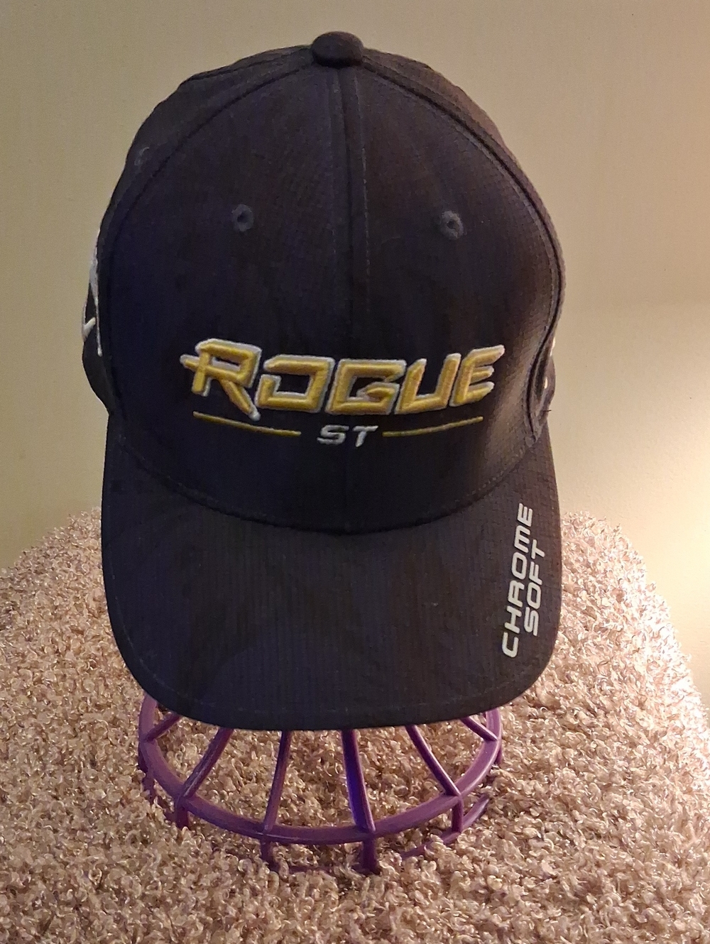 Rogue Black and Yellow Embroidered Baseball Cap